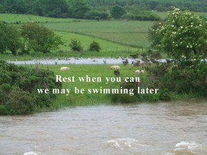 rest when you can